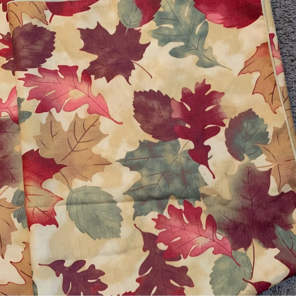 NEW Fall Autumn Tablecloth 52” x 70”